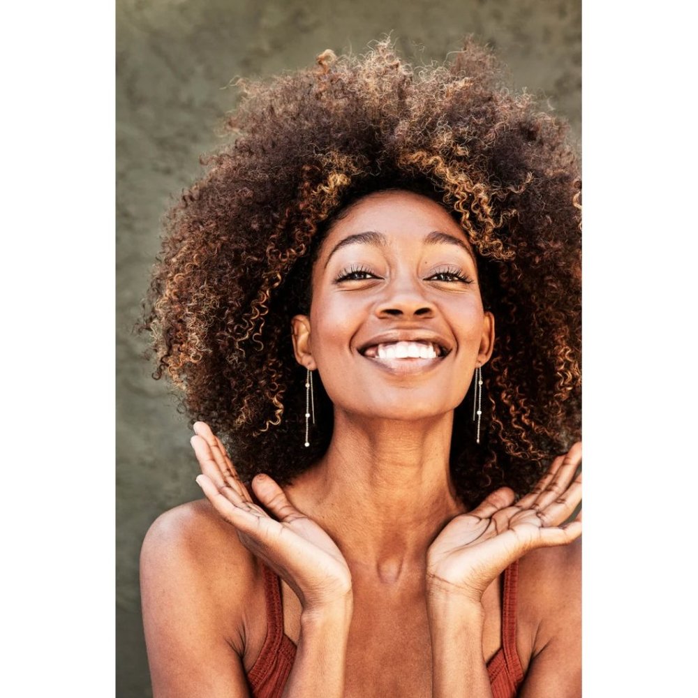 La Meno Treasure Threader Earrings 18K Rose Gold Plated over Brass NWT